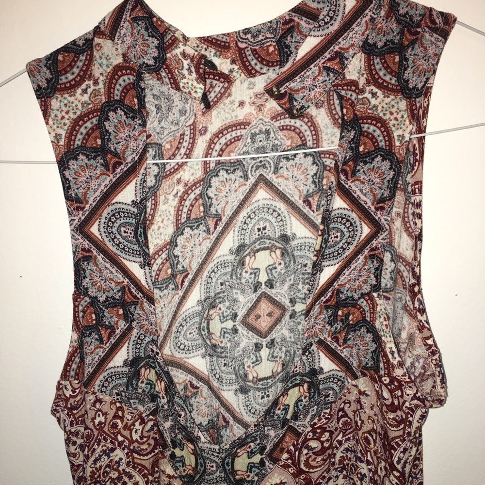 Above the knee patterned dress